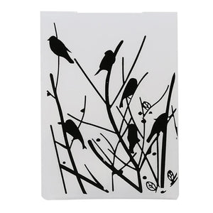 Sweet Birdies on Branches Embossing Folder, 10.5 x 14.5 cm/4.13 in x 5.70 in