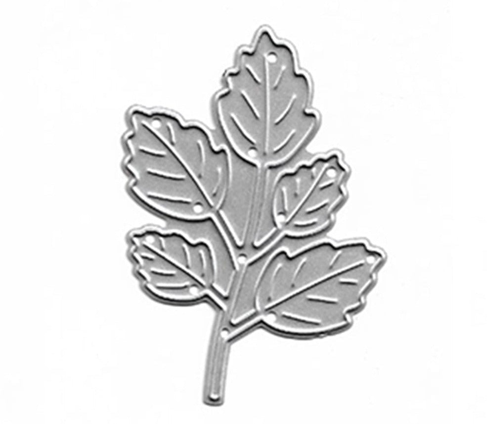 Gorgeous Dainty Leaf Metal Cutting Die, 4 cm x 5.5 cm/1.88 in x 2.16 in