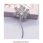 Miniature Pretty Dandelion/Snowflake Metal Cutting Die, 5 cm x 10 cm/1.96 in x 3.93