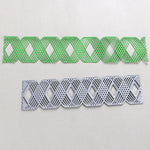 Intricate Wavy Design Metal Cutting Dies, Various Types, 15 cm x 2.5cm/5.90 in x 0.98