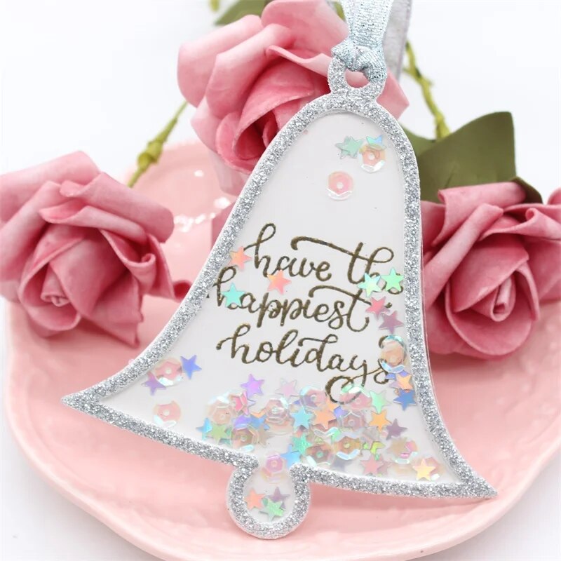 Gorgeous Christmas Bell Metal Cutting Die, 10.3 cm x 11.4 cm/4 in x 4.48 in