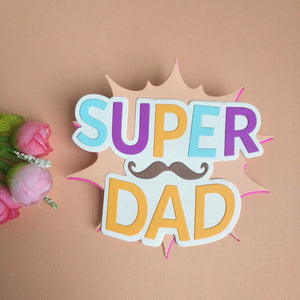 Fabulous Super Dad Metal Cutting Die, 10.2 cm x 20.5 cm/4.01 in x 8.07 in