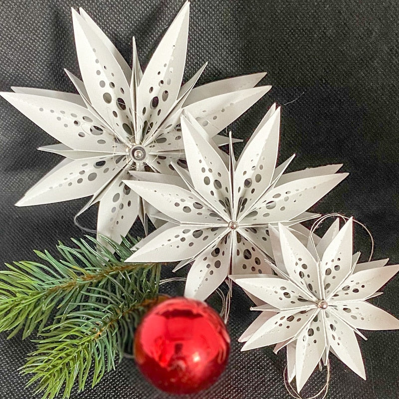 Magnificent Christmas Star/Flower Decoration Metal Cutting Dies, Size on Photo (please order items separately)