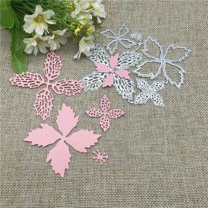 Spectacular Christmas Flower Metal Cutting Die, 10.3 cm x 11.4 cm/4.05 in x 4.48 in