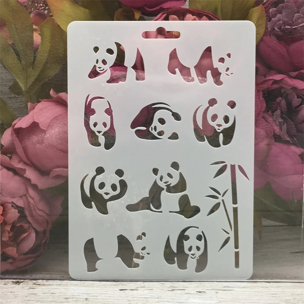 Delightful Array of  Layering Stencils, 17.8 cm a 12.7 cm (Please choose item required)