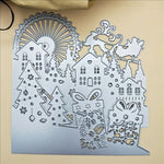 Beautiful Festive Christmas Greeting Card Metal Cutting Dies, Various Designs, Size on Photos