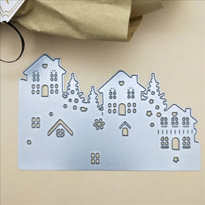 Beautiful Festive Christmas Greeting Card Metal Cutting Dies, Various Designs, Size on Photos