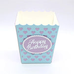 Cute  Happy Birthday Box Metal Cutting Die, Size on Photo