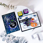 Spooky Have a Great Halloween Night Transparent Stamps, Stamp and Die Set (please order items separately)