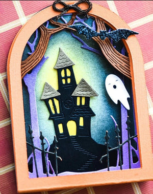 Halloween Archway Scenes Metal Cutting Dies, Various Designs to Choose From, Sizes on Photos