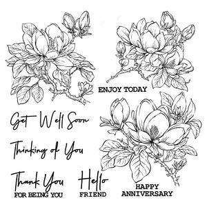 Magnificent Magnolias Transparent Stamps