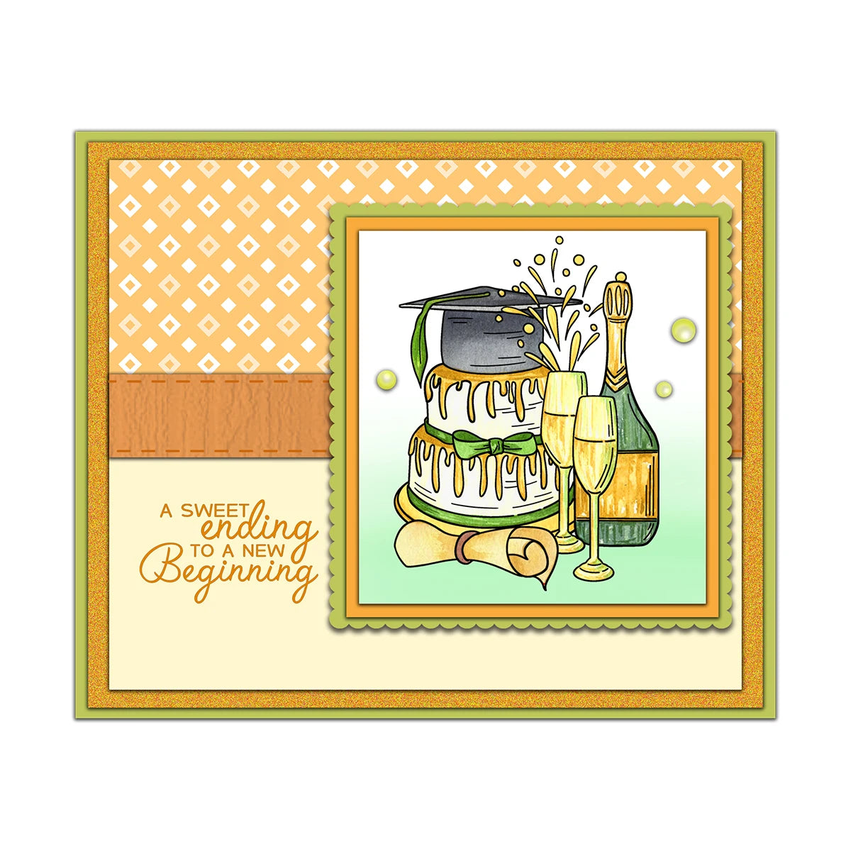 Lovely Celebrations For Graduation Season Transparent Stamps, Stamp/Cutting Die (please order items separately)
