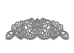 Beautiful Lace-Style Border Metal Cutting Die, 14 cm x 4.8 cm/5.51 in x 1.88 in