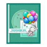 Wishing you a Happy Birthday Transparent Stamps, Stamp and Die Set (please order items separately)