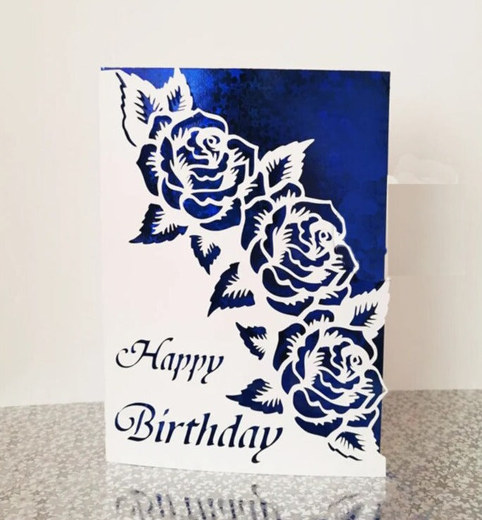 Gorgeous Rose Edge Metal Cutting Die, 15.7 cm x 11.8 cm/6.18 in x 4.64 in