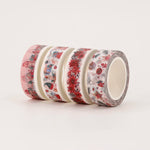 Divine Christmas Decorative Washi Tape, Various Designs, Width 15 mm, Length 10m, 1 Piece