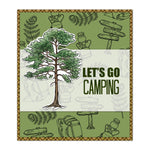 Lets Go Camping Transparent Stamps, Stamp and Die Set (please order items separately)