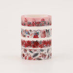 Divine Christmas Decorative Washi Tape, Various Designs, Width 15 mm, Length 10m, 1 Piece