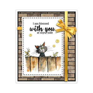 Hilarious Kitty Cats Transparent Stamps, Stamp and Die Set (please order items separately)