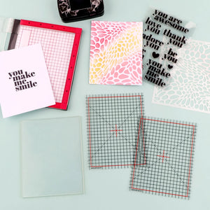 Versatile Photopolymer Grip Mat – Sticky Craft Mat for Stamp Positioning/Cardstock Stabilisation