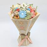 Gorgeous 3D Flower Box Metal Cutting Die, Size on Photo