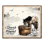 Adorable Horse Loving You Transparent Stamps, Dies, Stamp and Die Set (please order items separately)