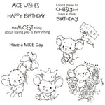 Gorgeous Little Ones Sending "Mice" Wishes Transparent Stamps, Dies, Stamp and Die Set (please order items separately)