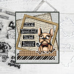 "I Woof You" Naughty Puppy Dogs Transparent Stamps, Stamp and Die Set (please order items separately)