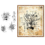 Stunning Stark Autumn Tree Transparent Stamps