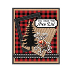 You Made The Nice List Comical Reindeer Transparent Stamps, Dies, Stamp and Die Set (please order items separately)