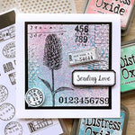 Versatile and Cute Postmarks Transparent Stamps, 17.5 cm x 11.4 cm/6.9 inch x 4.5 inch