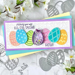 Gorgeous Variety Of Easter Eggs Metal Cutting Dies, Size on Photo