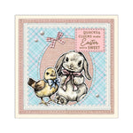 Cute Easter Friends Transparent Stamps, Dies, Stamp and Die Set (please order items separately)