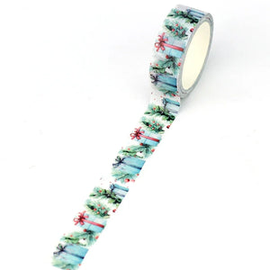 Beautiful Christmas Festive Washi Tape, 1 Piece, 10m