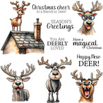 Lovely Have A Magical Christmas Transparent Stamps, Dies, Stamp and Die Set (please order items separately)