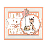 Adorable Kangaroos Transparent Stamps/Dies (please order items separately)