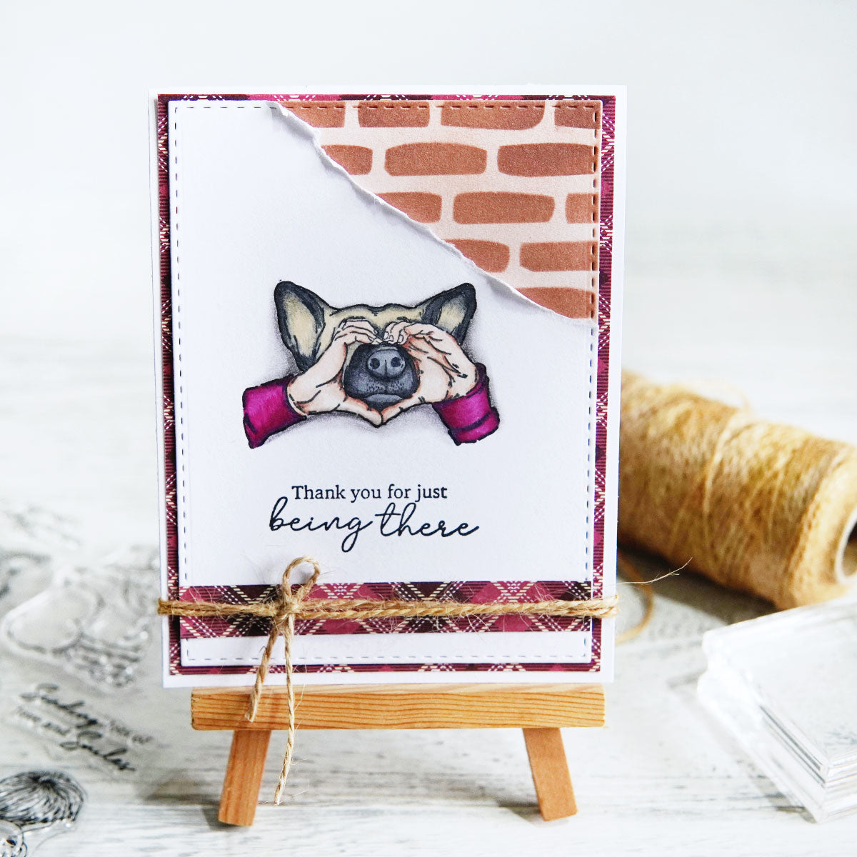 Pet Lovers Transparent Stamps, Stamp and Die Set (please order items separately)