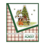 Funny Gnomes at Christmas Transparent Stamps, Dies, Stamp and Die Set (please order items separately)