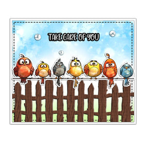 Hilarious Owls Having Fun Transparent Stamps, Stamp and Die Set (please order items separately)