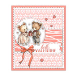 Cute Hello Valentine Animals Transparent Stamps