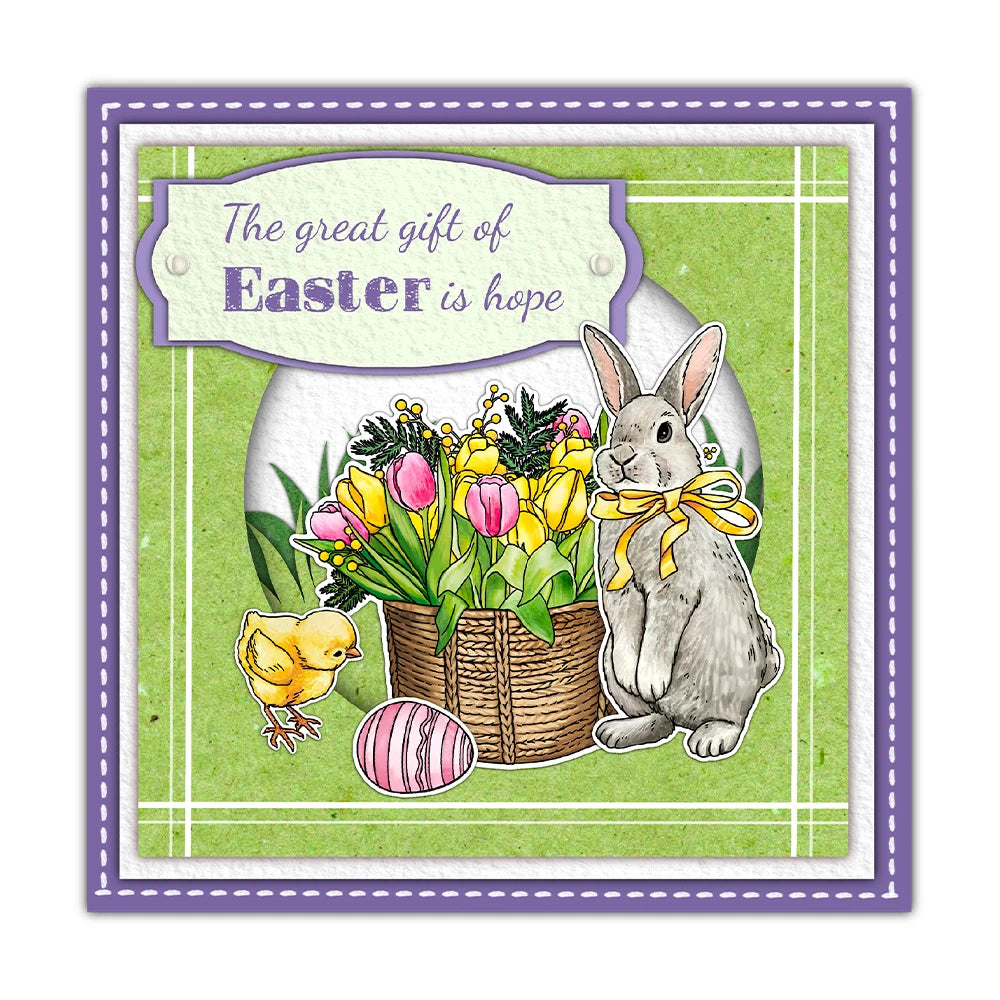 Beautiful Great Gift Of Easter Transparent Stamp