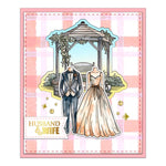 Gorgeous Just Married Transparent Stamps