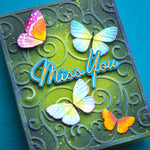 Exquisite and Versatile Butterfly Metal Cutting Die, Size on Photo