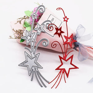 Glorious Dazzling Star Metal Cutting Die, 5.1 cm x 12.6 cm/2.00 in x 4.96 in