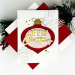 Beautiful Christmas Decoration Metal Cutting Die, Size on Photo