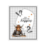 Comical Cows at Home Transparent Stamps, Stamp and Die Set (please order items separately)