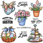 Easter Blessings Transparent Stamps, Stamp and Die Set (please order items separately)