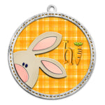 Adorable Easter Bunny Circular Metal Cutting Die