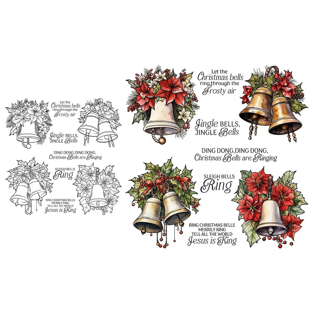 Gorgeous Jingle Bells Transparent Stamp