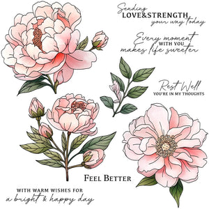 Exquisite Spring Bloom Transparent Stamps